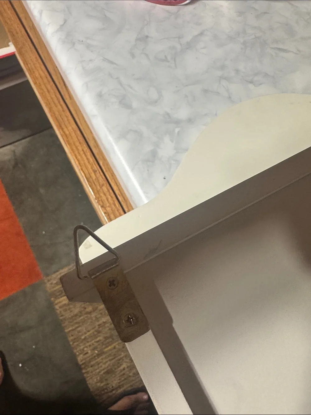 White Wooden Wall Shelf Organizer w/ shelves